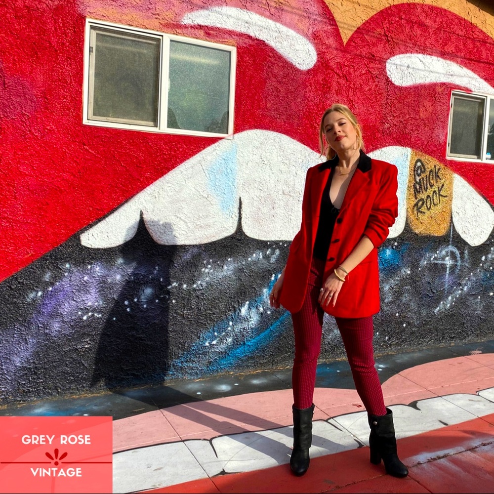 [SOLD] Vintage Laura Gayle Red Blazer